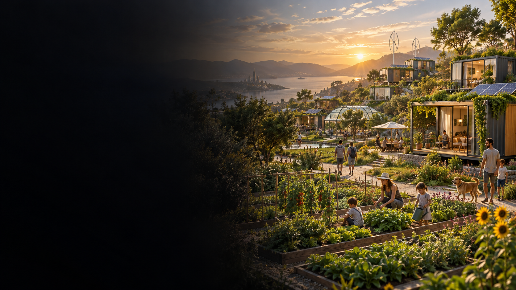 Visione solarpunk di Celeste Group